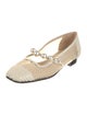 Jimmy Choo Mesh Crystal Embellishments Ballet Flats
