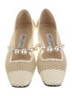 Jimmy Choo Mesh Crystal Embellishments Ballet Flats