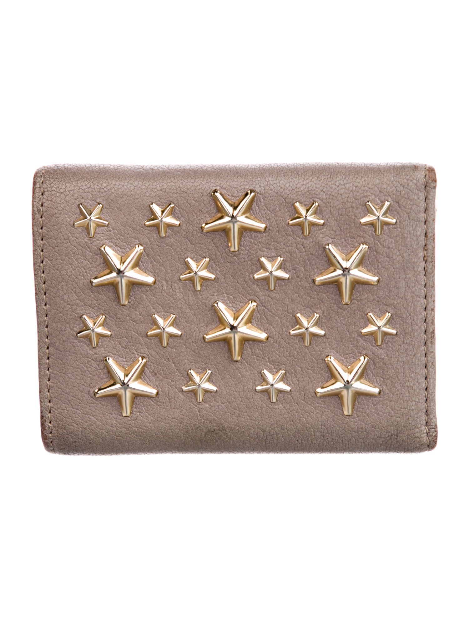 Jimmy Choo Leather Printed Compact Wallet
