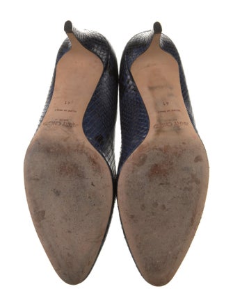 Jimmy Choo Embossed Leather Pumps