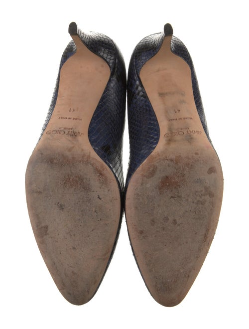 Jimmy Choo Embossed Leather Pumps