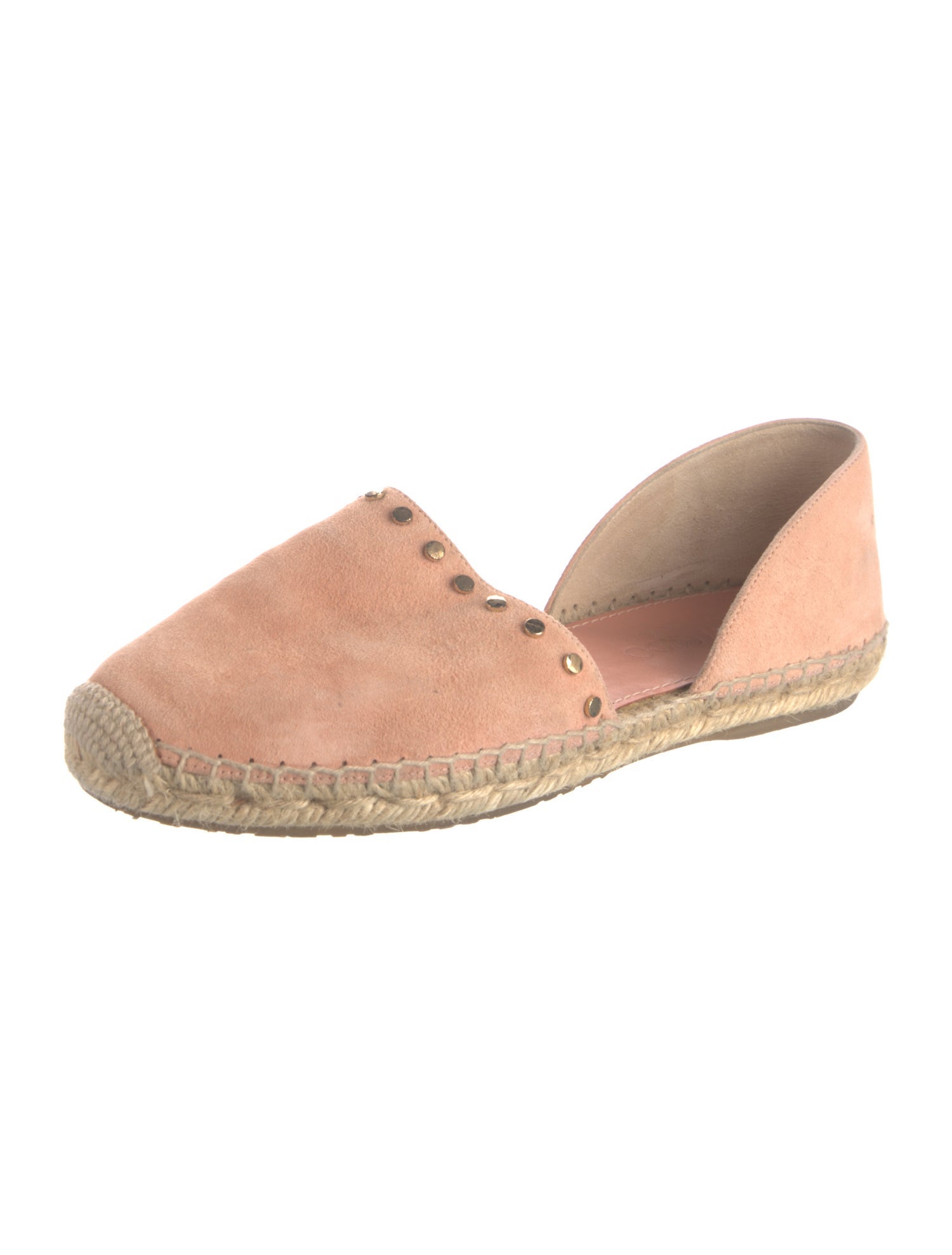 Jimmy Choo Suede Studded Accents Espadrilles