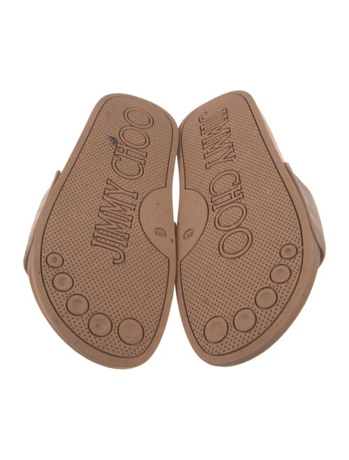 Jimmy Choo Leather Slides
