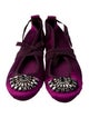 Jimmy Choo Satin Crystal Embellishments Flats