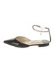 Jimmy Choo Patent Leather Crystal Embellishments Flats