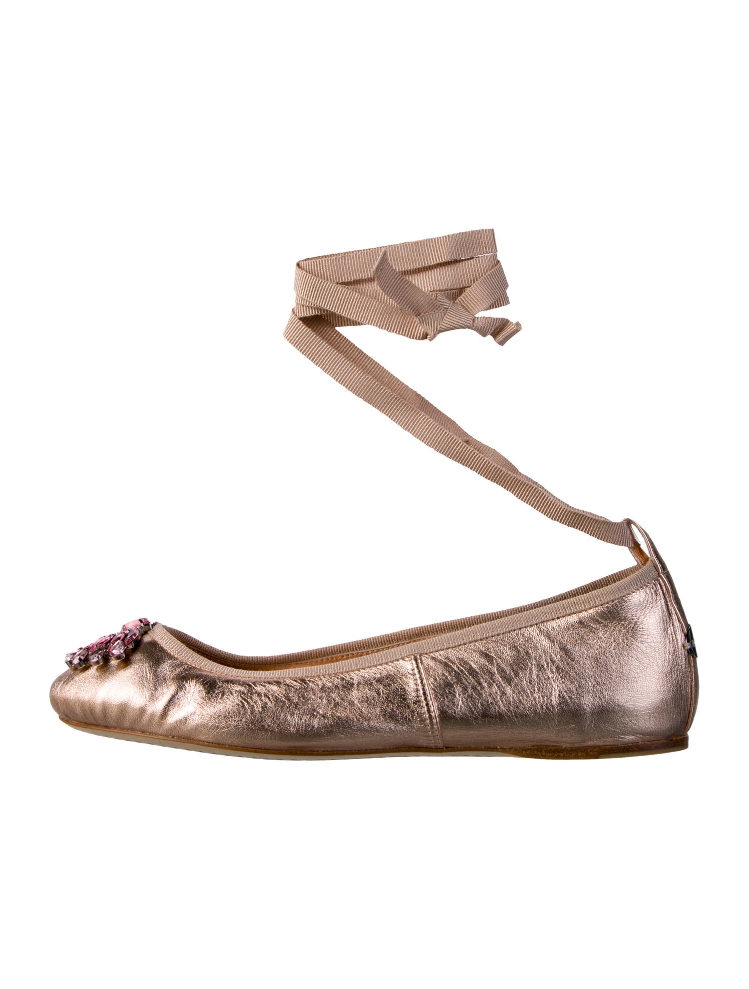 Jimmy Choo Leather Flats