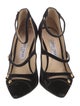 Jimmy Choo Velvet Pumps