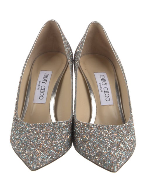 Jimmy Choo Glitter Glitter Accents Pumps