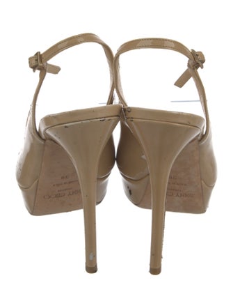 Jimmy Choo Patent Leather Slingback Pumps