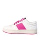Jimmy Choo Leather Colorblock Pattern Sneakers