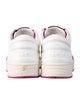 Jimmy Choo Leather Colorblock Pattern Sneakers