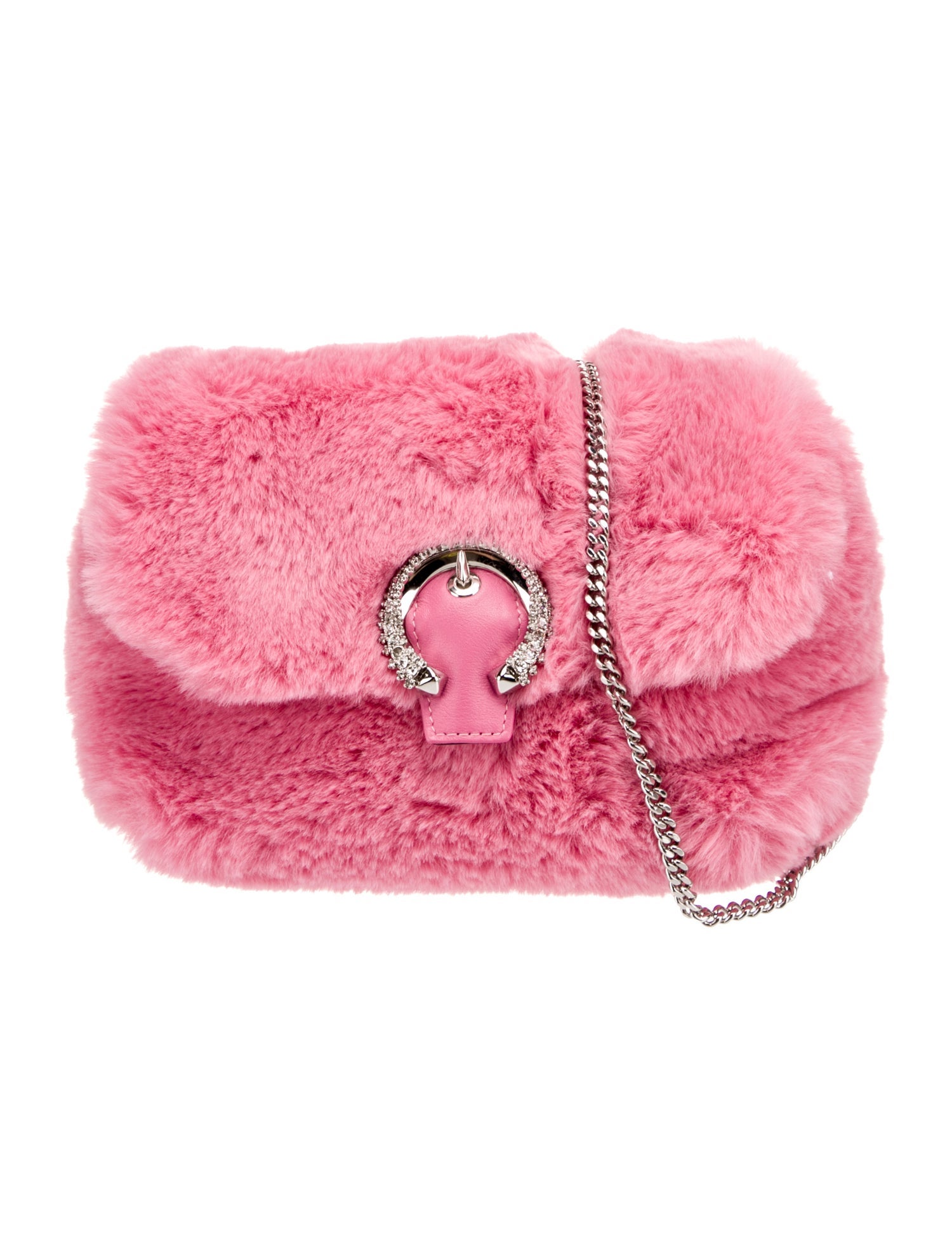 Jimmy Choo Faux Fur Minaudière w/ Tags