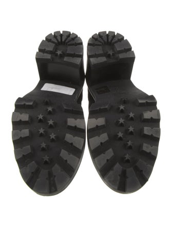 Jimmy Choo Glitter Accents Combat Boots