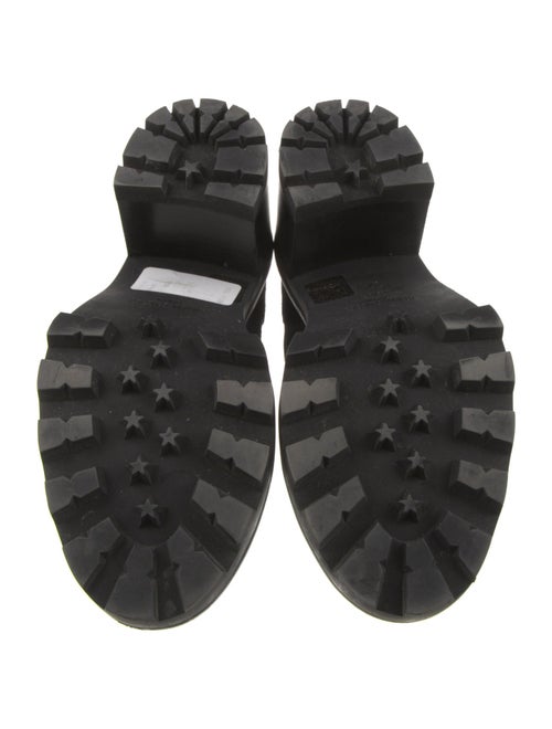 Jimmy Choo Glitter Accents Combat Boots