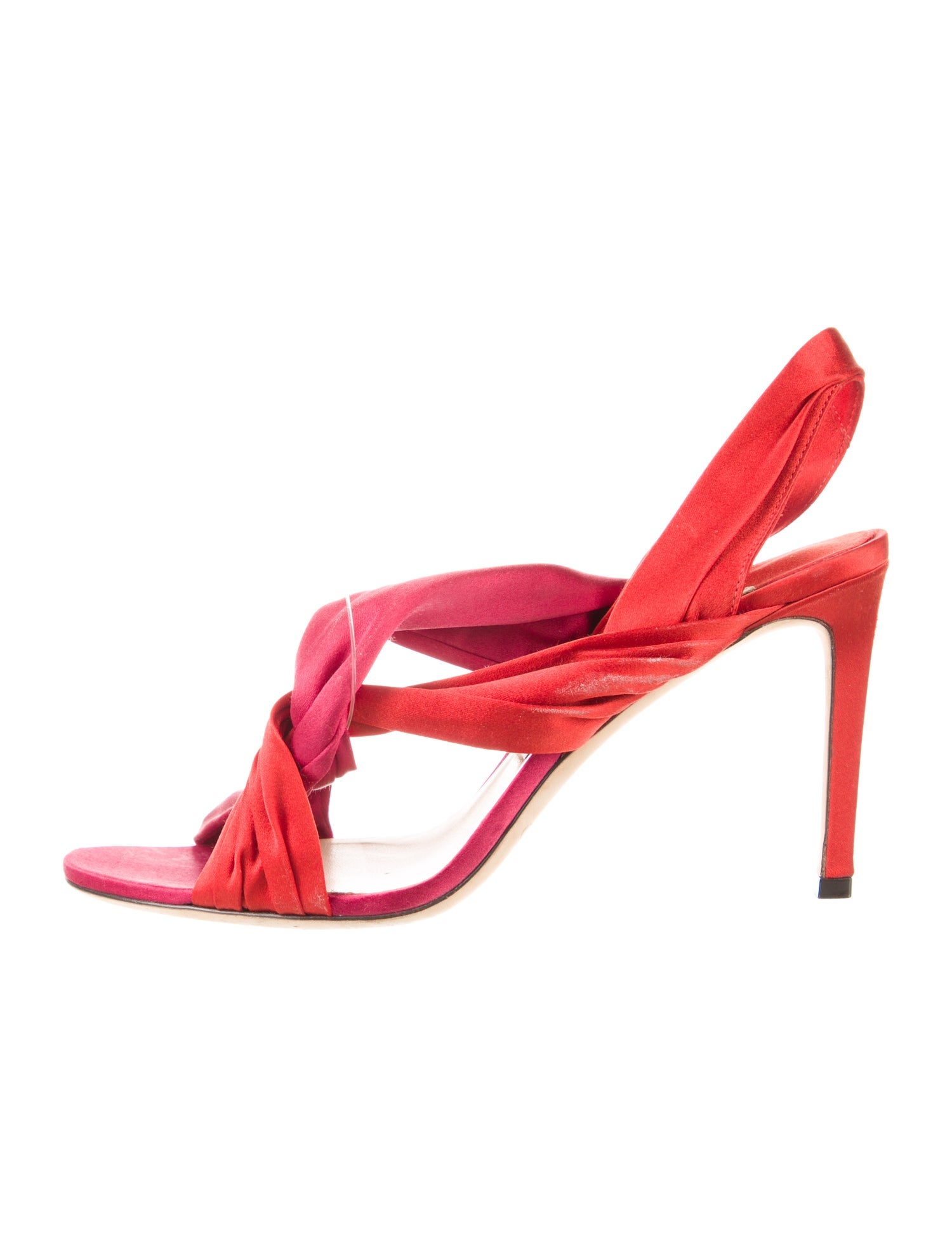 Jimmy Choo Satin Slingback Sandals