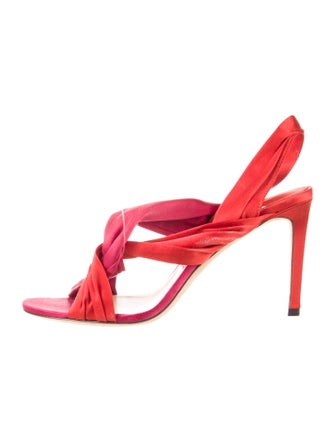 Jimmy Choo Satin Slingback Sandals