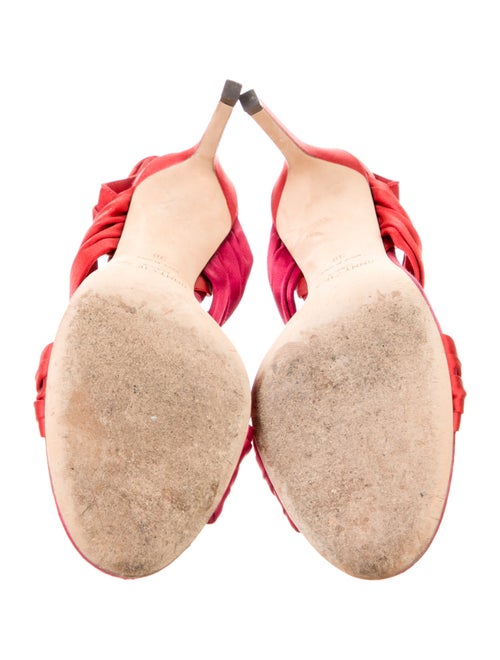 Jimmy Choo Satin Slingback Sandals