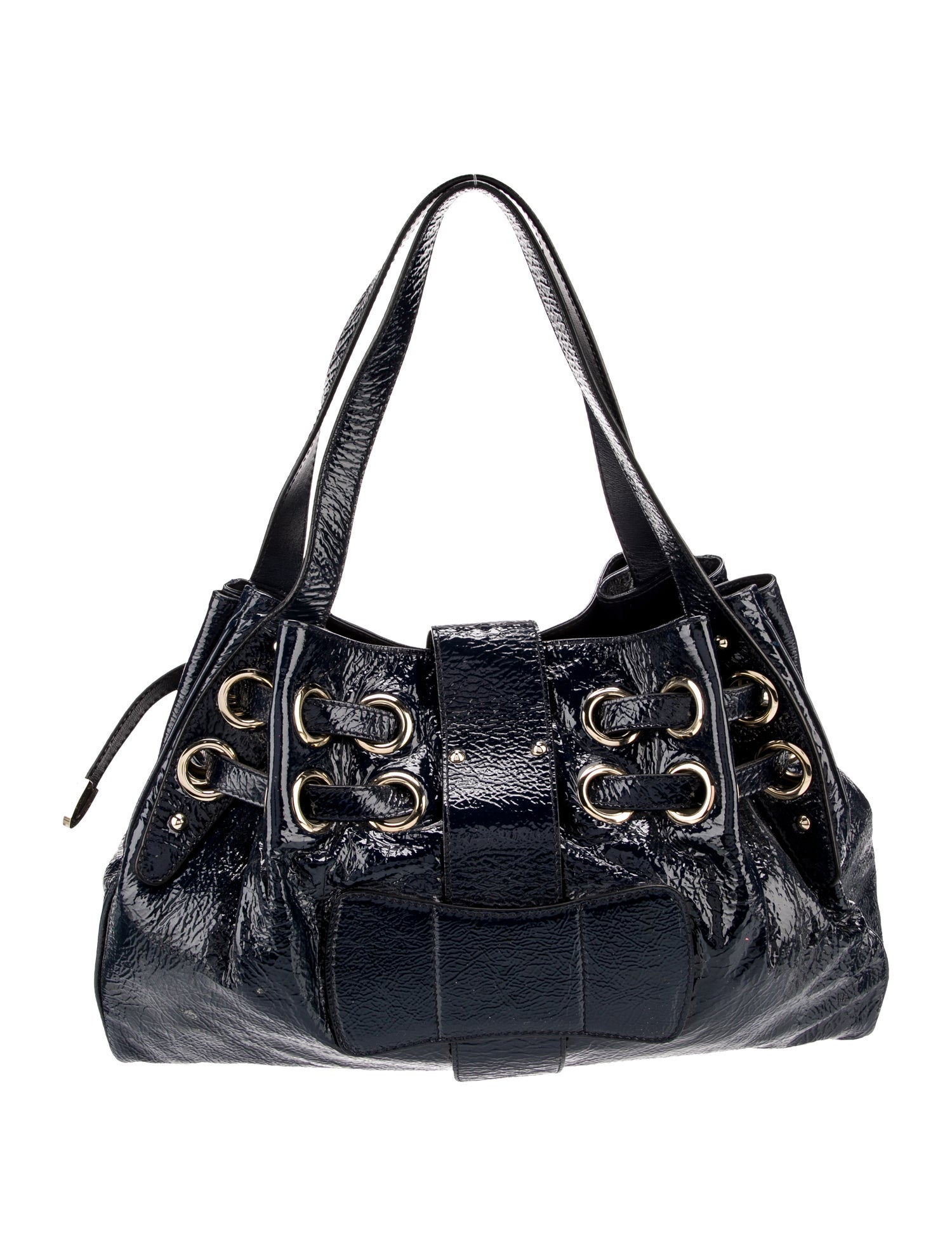 Jimmy Choo Patent Leather Shoulder Bag