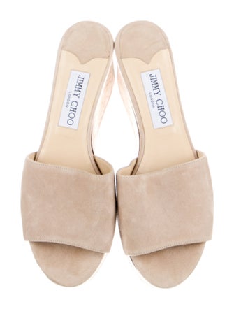 Jimmy Choo Suede Slides