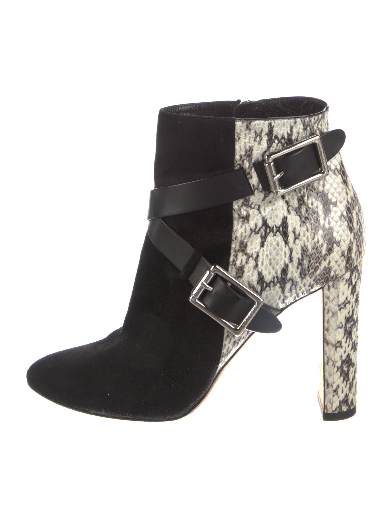Jimmy Choo Suede Animal Print Boots