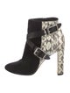 Jimmy Choo Suede Animal Print Boots