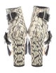 Jimmy Choo Suede Animal Print Boots