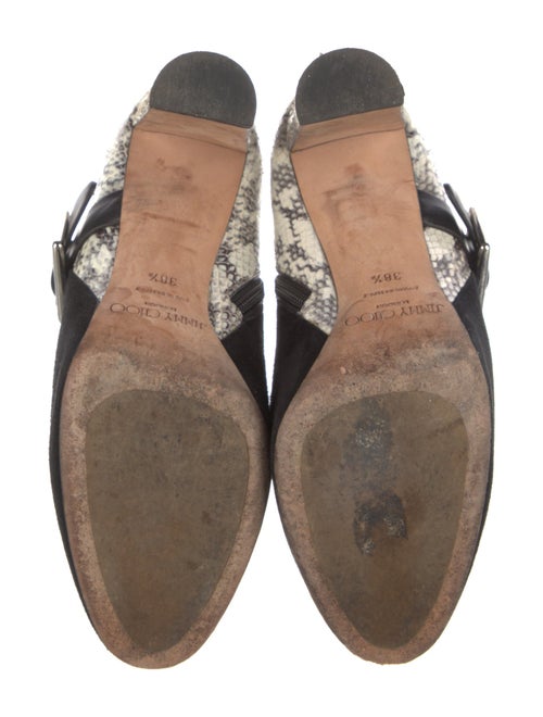 Jimmy Choo Suede Animal Print Boots