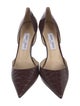 Jimmy Choo Leather D'Orsay Pumps