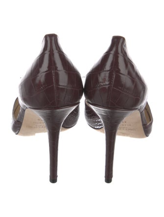 Jimmy Choo Leather D'Orsay Pumps
