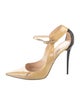 Jimmy Choo Patent Leather Colorblock Pattern Pumps