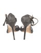Jimmy Choo Glitter Glitter Accents Sandals