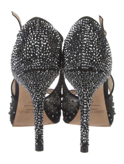 Jimmy Choo Mesh Mesh Accents Slingback Pumps