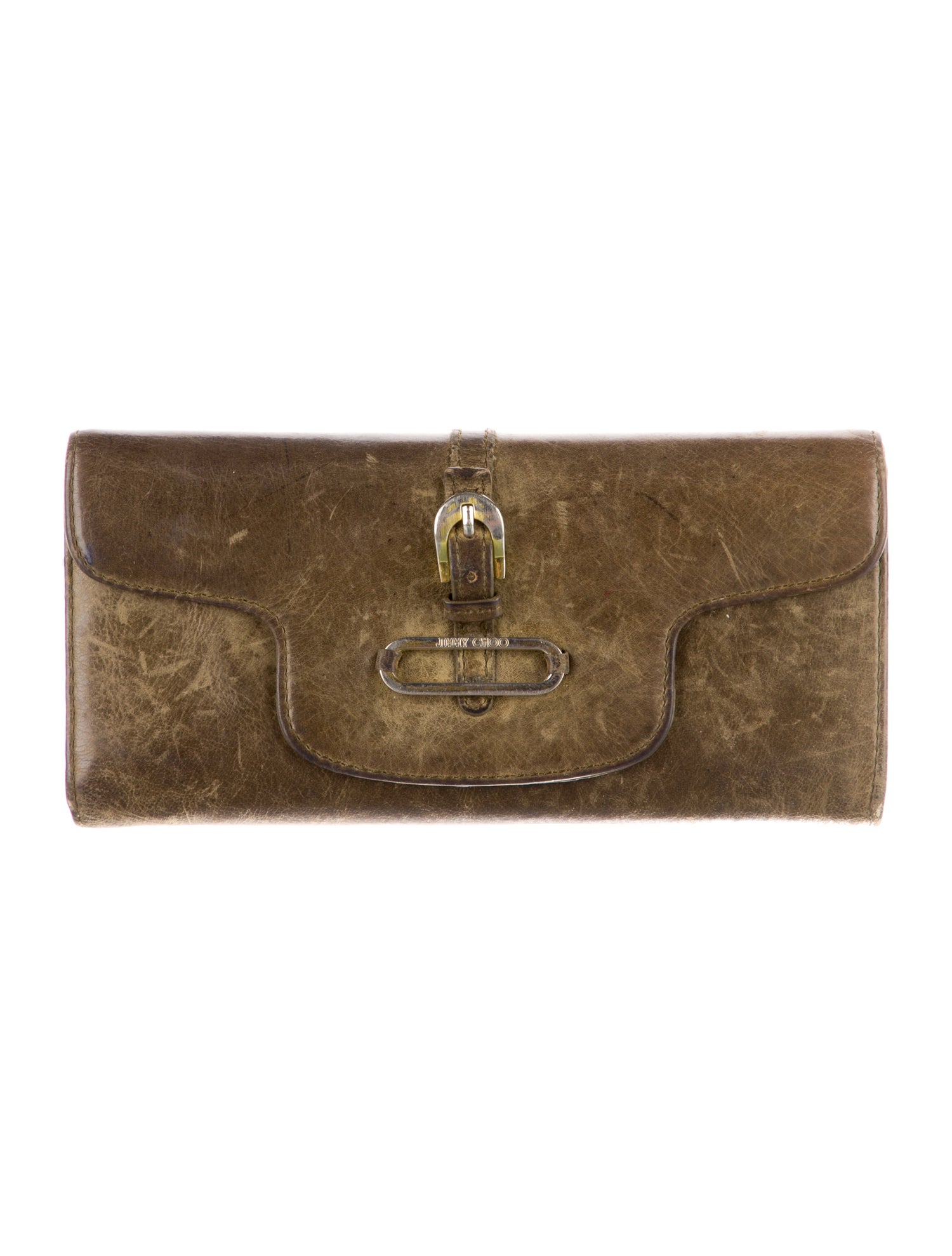 Jimmy Choo Leather Printed Wallet