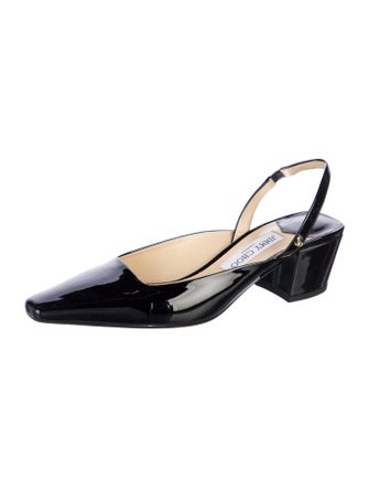 Jimmy Choo Patent Leather Slingback Pumps