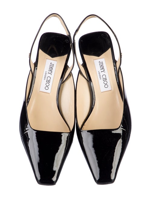 Jimmy Choo Patent Leather Slingback Pumps