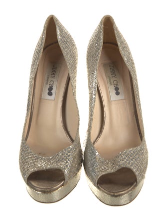 Jimmy Choo Glitter Pumps