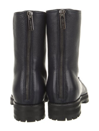 Jimmy Choo Leather Combat Boots