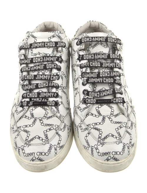 Jimmy Choo Leather Printed Sneakers
