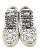 Jimmy Choo Leather Printed Sneakers