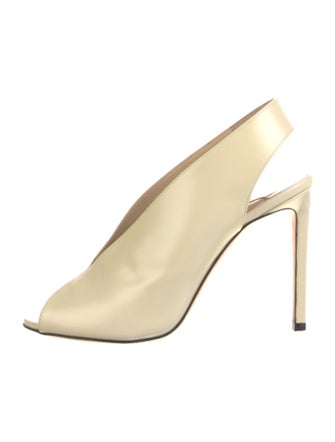 Jimmy Choo Leather Slingback Pumps