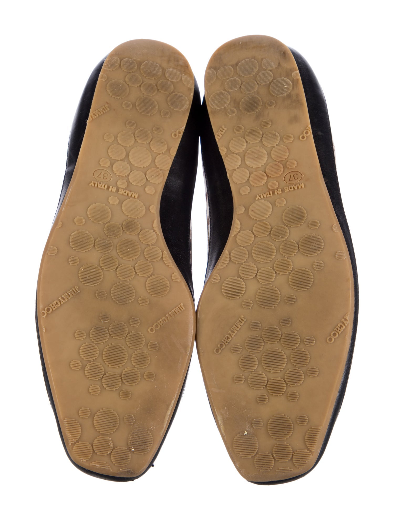 Jimmy Choo Canvas Printed Ballet Flats
