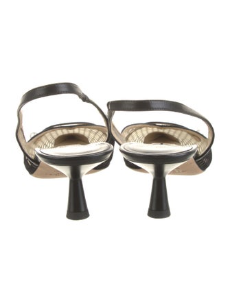 Jimmy Choo Mesh Beaded Accents Slingback Pumps