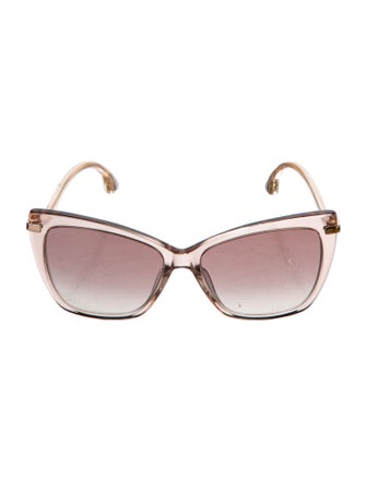 Jimmy Choo Square Gradient Sunglasses