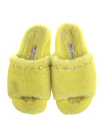 Jimmy Choo Fur Slides