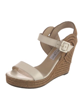 Jimmy Choo Leather Espadrilles