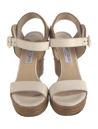 Jimmy Choo Leather Espadrilles