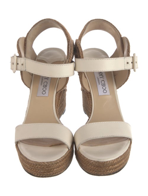 Jimmy Choo Leather Espadrilles