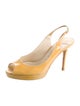 Jimmy Choo Patent Leather Slingback Sandals