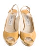 Jimmy Choo Patent Leather Slingback Sandals