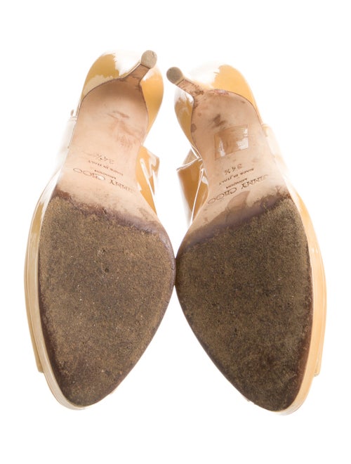 Jimmy Choo Patent Leather Slingback Sandals